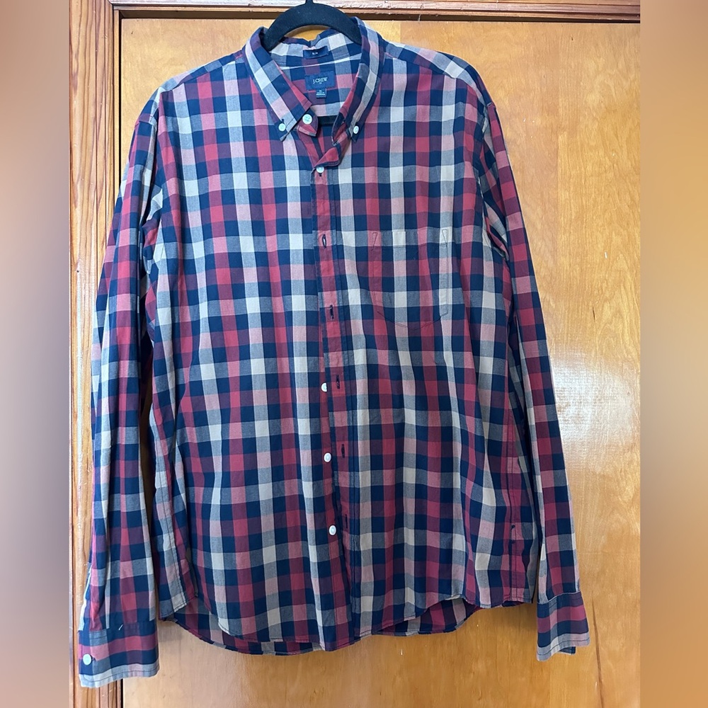 Men’s J.Crew Button Up; size XL